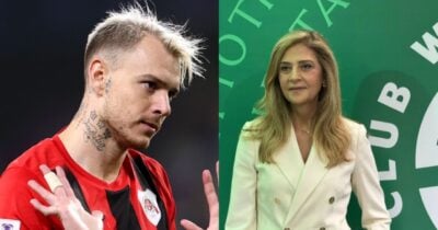 Leila faz o PIX de R$63M pra fechar com Roger Guedes no Palmeiras - (Montagem / TV FOCO)