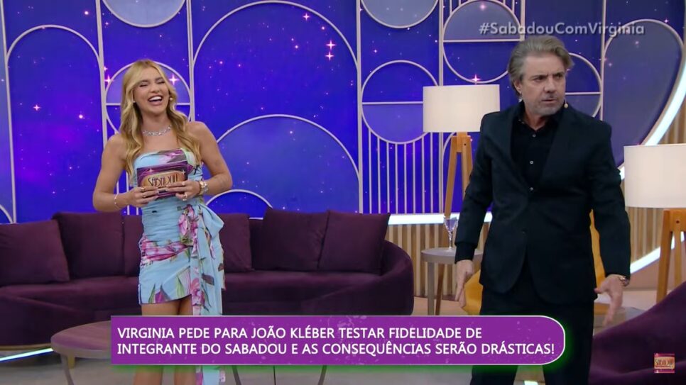 João Kléber faz Teste de Fidelidade no Sabadou (Foto: Reprodução/ SBT)