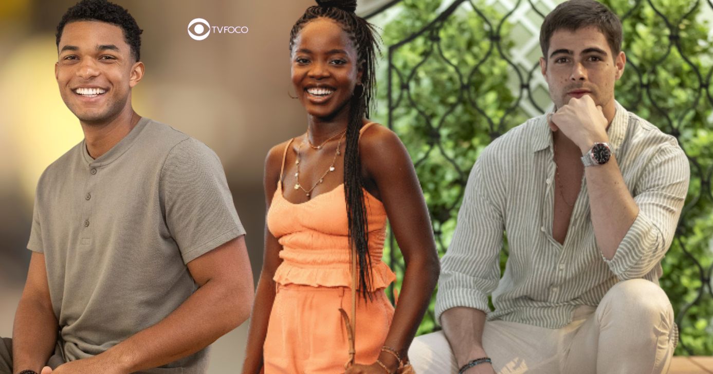 Samuel, Leo e Davi em Dona de Mim (Foto: Reprodução / Globo / Montagem TV Foco)