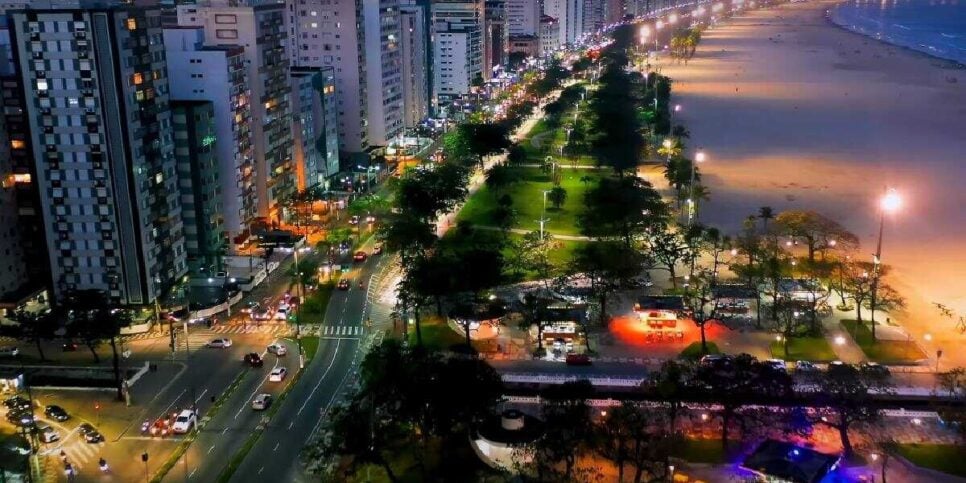 Santos é uma das principais cidades do litoral de São Paulo (Reprodução: Internet)