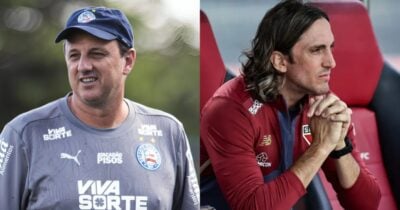 : Ceni exige à SAF que arranque dupla de Lucas para reforçar o Bahia - (Montagem / TV FOCO)