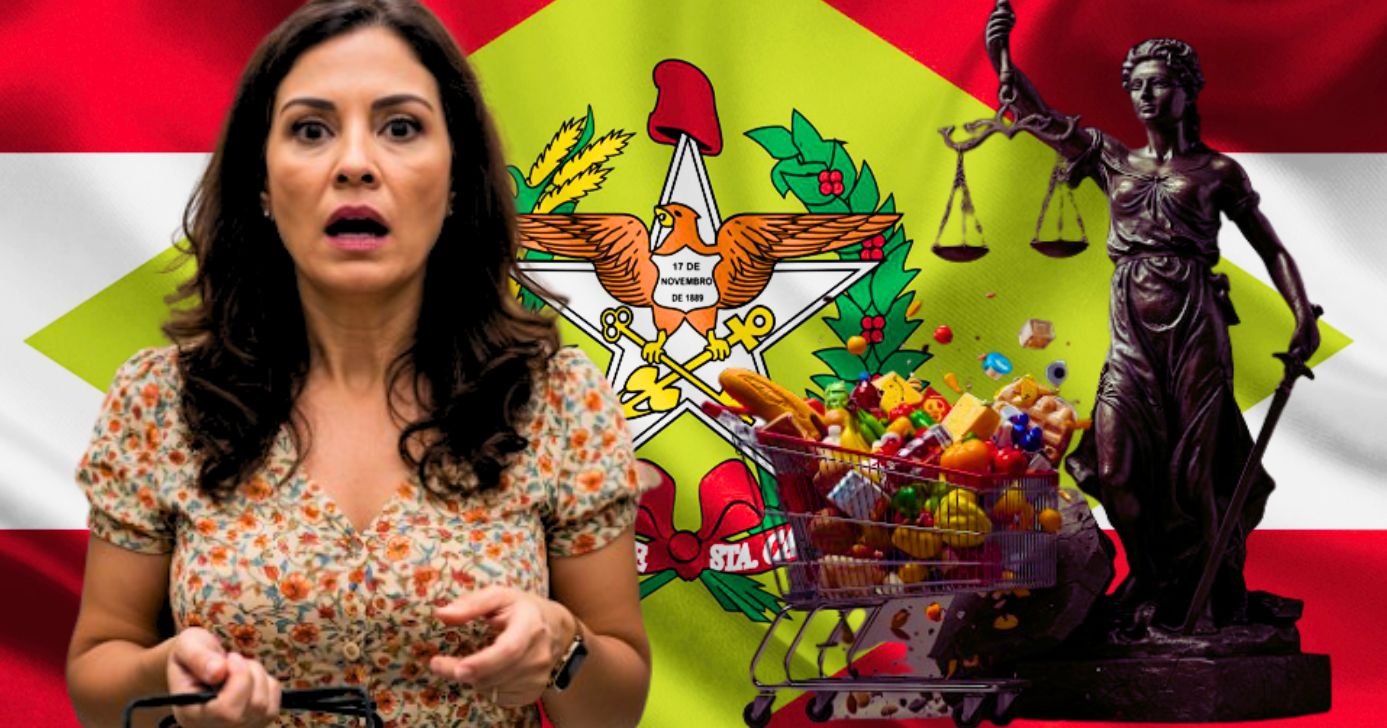 Falência de supermercado cai como bomba às donas de casa de SC (Foto Reprodução/Canva/Lennita/Tv Foco/gmn/Internet)
