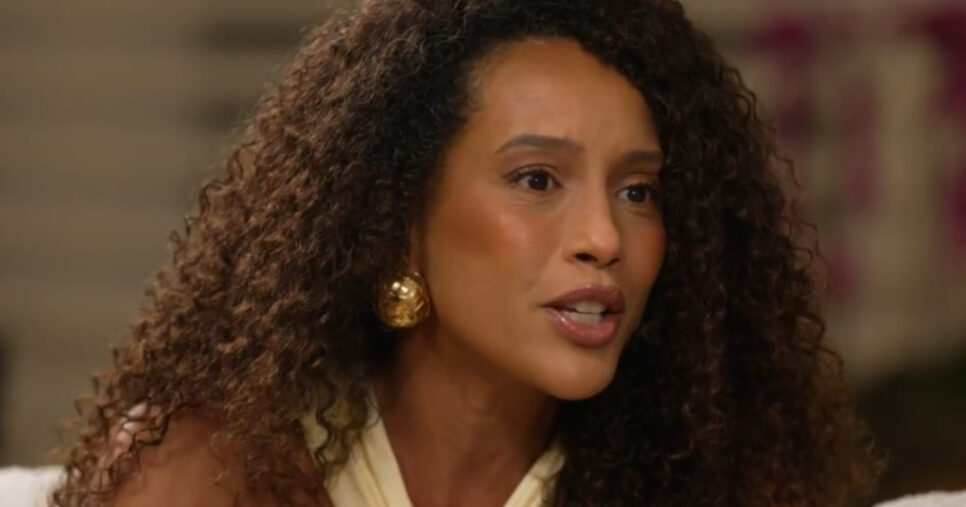 Taís Araújo se emociona no Fantástico (Foto: Reprodução)