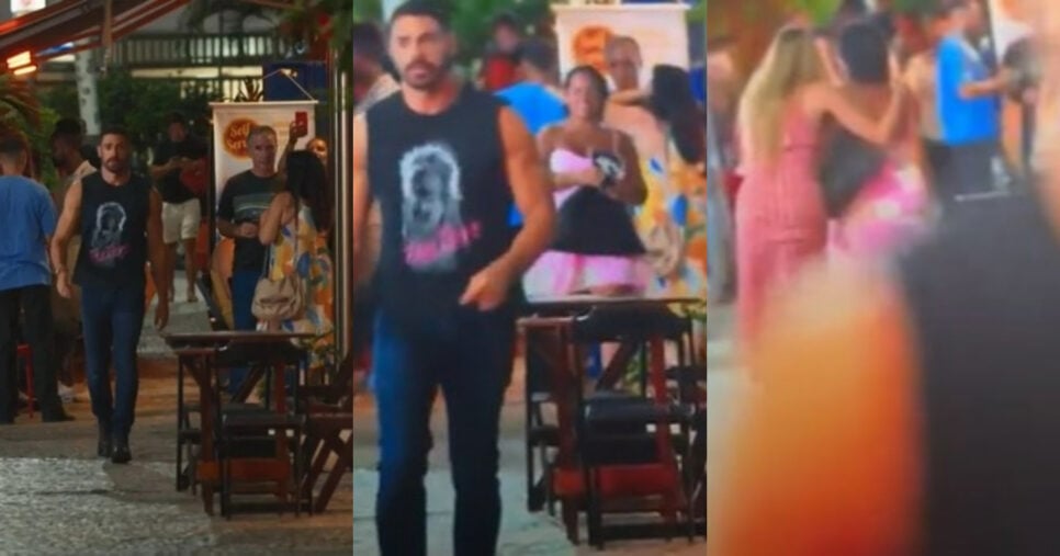 Cena chama atenção de internautas (Foto: reprodução/Montagem TV Foco)