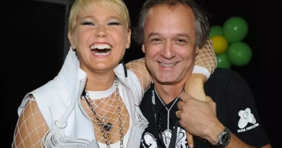 A apresentadora ao lado de Luiz Cláudio - Foto: Montagem