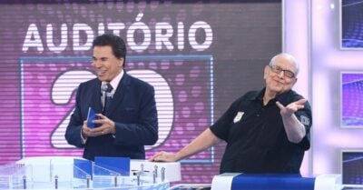 Silvio Santos e Ary Toledo. (Foto: Reprodução / Internet)