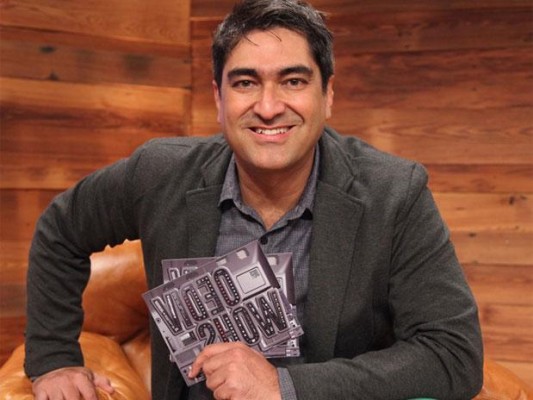 Zeca Camargo na época do Vídeo Show. 