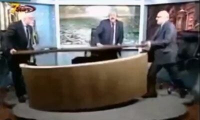 Bancada foi destruída