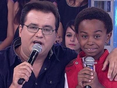 Jean Paulo ao lado de Geraldo Luis na Record