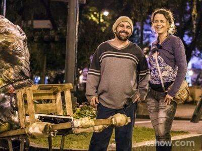 Jonas Torres e Dani Barros em 'Império' (Foto: Paulo Belotte/TV Globo)