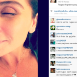 Atriz posou para foto de cara lavada