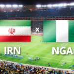 Jogo entre Irã e Nigéria foi transmitido pela Globo