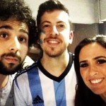 Atriz estava no Maracanã