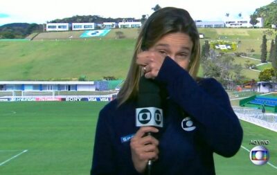 Fernanda Gentil rebate quem a criticou por ter chorado pela seleção