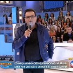 Geraldo Luís apresenta do "Domingo Show" (Foto: Reprodução)