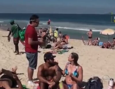 Luana Piovani se irrita com o Vesgo
