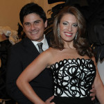 Elaine Mickely ao lado de César Filho