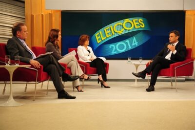 Com Aécio, “Bom Dia Brasil” registra sua melhor audiência com entrevista dos presidenciáveis