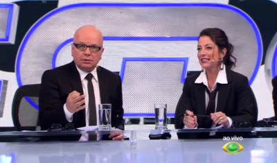 Ana Paula Padrão marcou presença na bacanda do 