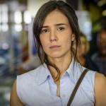 A atriz voltou a gravar a novela