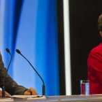 Dilma e Aécio em debate no 1° turno