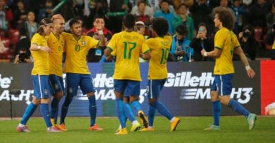 Jogadores da Seleção Brasileira. (Foto: Reprodução)