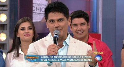 César Filho entrou no palco do 