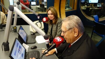 Rachel trabalhava na Jovem Pan (Foto: Divulgação/Jovem Pan)
