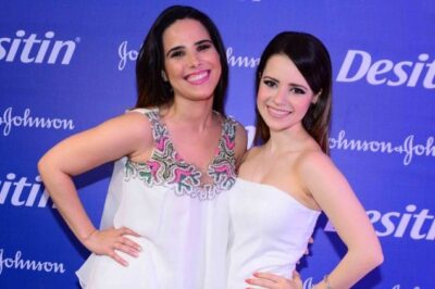 Sandy e Wanessa participam de coletiva da Johnson & Johnson
Foto: Divulgação