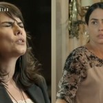 Ela apareceu em duas tramas no mesmo dia! Atriz trabalha na Globo e na Record ao mesmo tempo