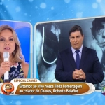 Cobertura do velório de Chaves faz Portiolli e Eliana explodirem em audiência e baterem a Globo
