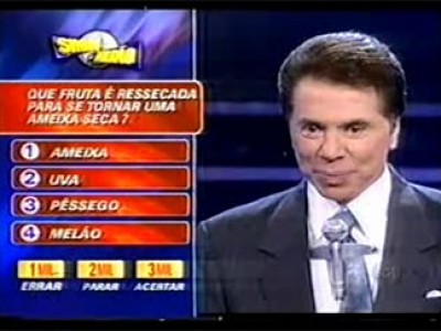 Silvio Santos no "Show do Milhão" (Foto Reprodução/SBT)