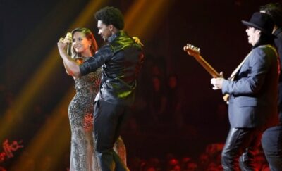 Claudia Leitte dança ao som da guitarra de Pepeu Gomes (Foto: Divulgação)