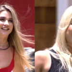 Aline e Julia disputam a preferência do público no primeiro paredão do "BBB 15" (Foto: Reprodução)