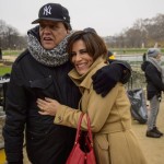 Glória Pires e Dennis Carvalho em gravações de "Babilônia. (Foto: DIvulgação/TV Globo)