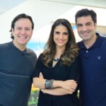 Celso Zucatelli, Chris Flores e Edu Guedes (Foto: Divulgação)