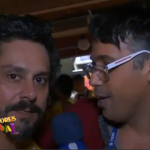 O ator foi entrevistado pelo humorista (Foto: Reprodução)