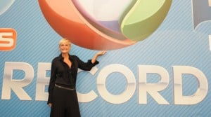 Xuxa em sua chegada à Record
(Foto: Blad Meneghel)