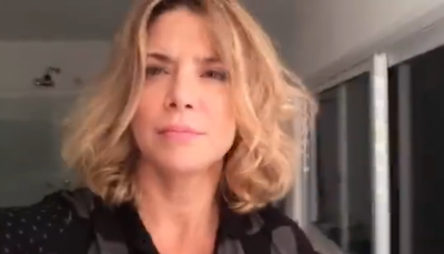 A atriz Christine Fernandes pede 