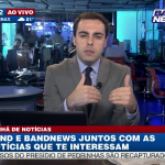 Rafael Colombo comanda o "Conexão Band News" (Foto: Reprodução)