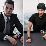 Cristiano Ronaldo entra para a equipe do “PokerStars” e atuará ao lado de Neymar