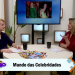 Aaron Racanicchi e Maria Cândida durante o "Tudo Posso" (Foto divulgação)
