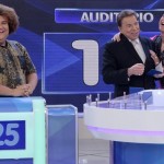 Gominho, Silvio Santos e David
(Foto: Lourival Ribeiro/ SBT)
