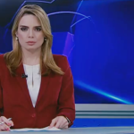 Rachel Sheherazade apresenta o "SBT Brasil" (Foto: Reprodução)