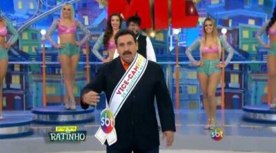 Ratinho é vice-líder no Ibope. (Foto: Reprodução/SBT)