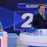 O apresentador recebeu Sula Miranda no programa (Foto: Divulgação)