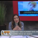 Sônia Abrão comenta as últimas da TV ao lado de Aaron Racanicchi (Foto: Reprodução / RedeTV!)