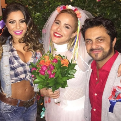 Tammy Miranda com a cantora 