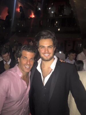e o filho, Alvarinho.
