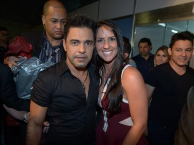 Graciele Lacerda ao lado de Zezé Di Camargo. (Foto: Divulgação)